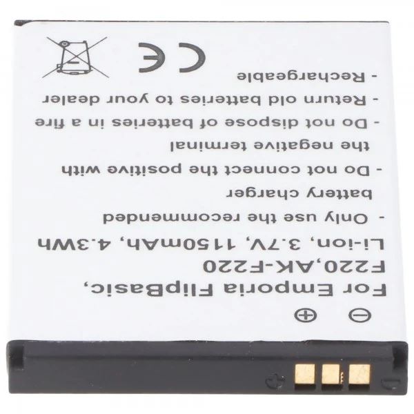 Accucell AK-F220 Akku für Emporia F210, F220, Flip basic, Emporia FLIPbasic SD474050A