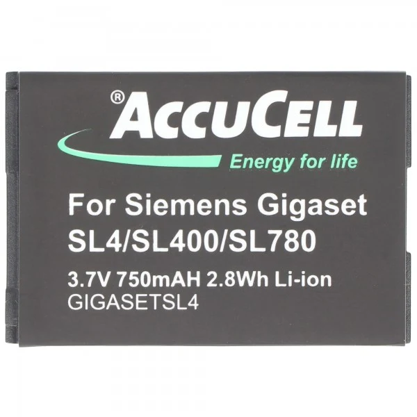 AccuCell Akku passend für Siemens SL4, SL400, SL78, SL780, SL785, SL788