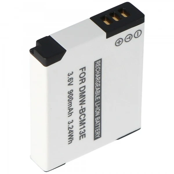 Accucell DMW-BCM13 Qualitäts-Akku von AccuCell passend für Panasonic DMW-BCM13E Akku 3,7V, Ladeschlussspannung max. 4,2 Volt