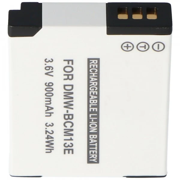 Accucell DMW-BCM13 Qualitäts-Akku von AccuCell passend für Panasonic DMW-BCM13E Akku 3,7V, Ladeschlussspannung max. 4,2 Volt