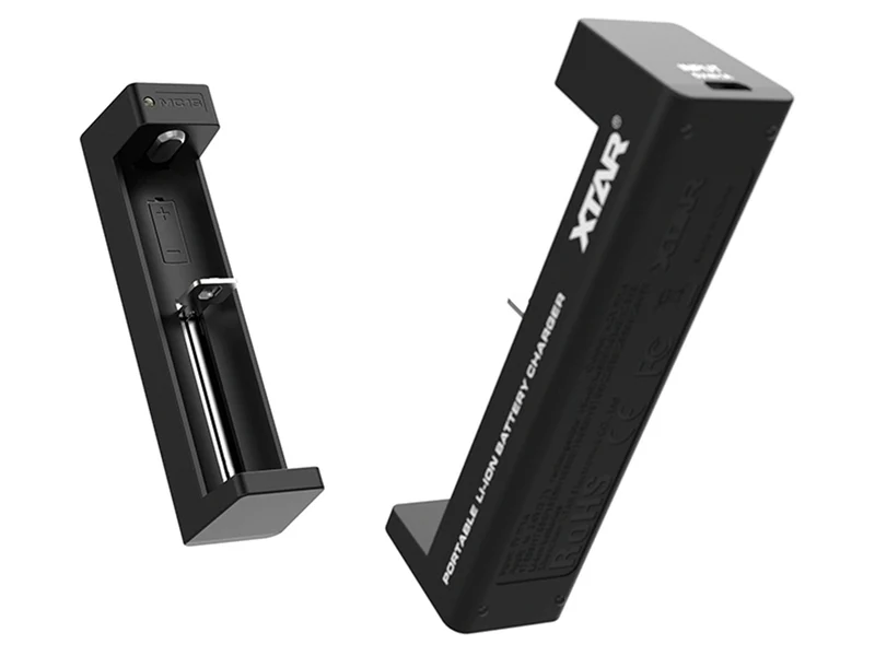 Xtar MC1S - Ladegerät für Li-Ion-Akkus 3,6V/3,7V inkl. USB-Kabel