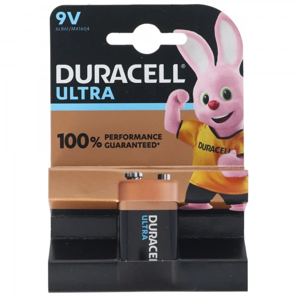 Ultra Power Alkaline 9V Batterien ideal für Rauchmelder, Rauchwarnmelder
