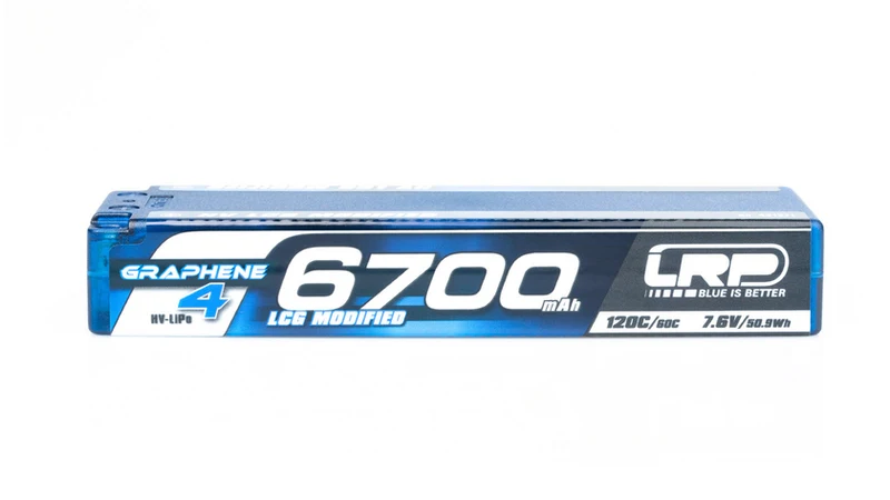 LRP HV LCG Modified GRAPHENE-4 2S 6700mAh Hardcase 7.6V 120C/60C