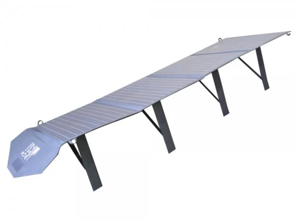 AccuCell Solarpanel 120W faltbar max. 18 Volt, das faltbare Solar-Panel USB-A Ladestrom max. 5V/2,4A Ausgang
