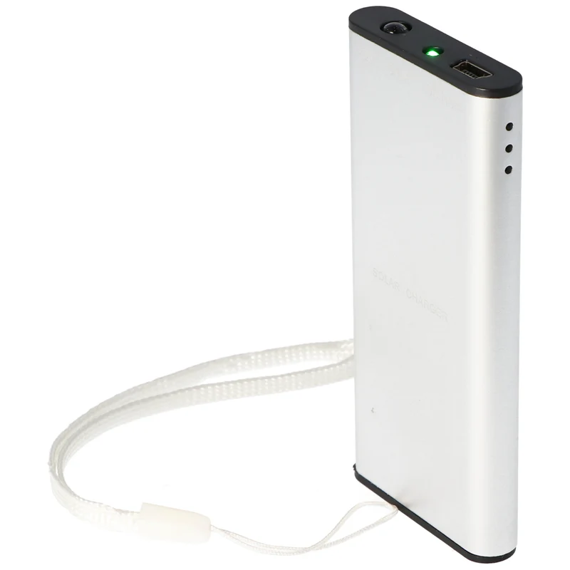 AccuCell Solar-Ladegerät mit eingebautem 1000mAh Li-Polymer Akku