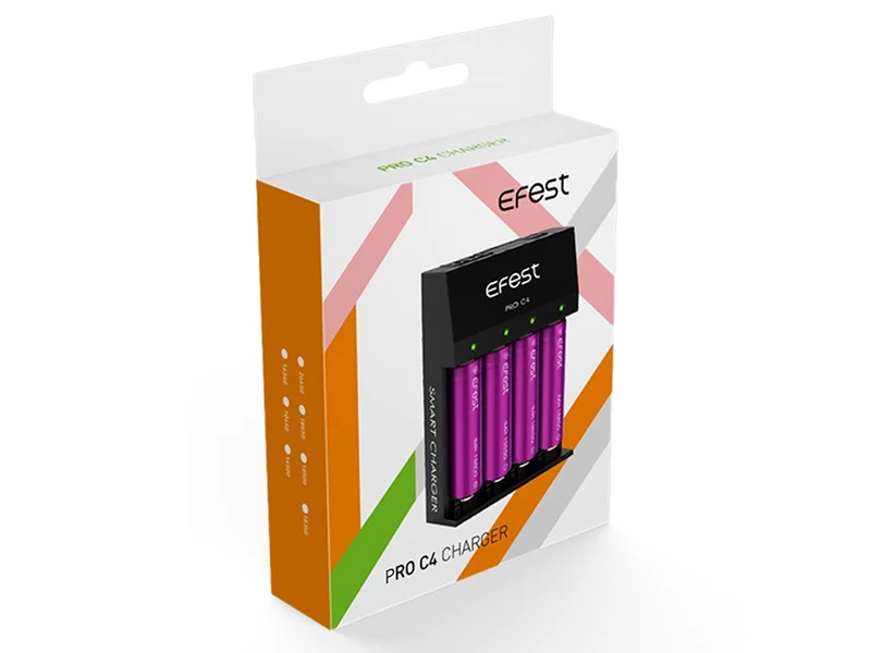 Efest Pro C4 Lithium-Ionen-Akku Ladegerät