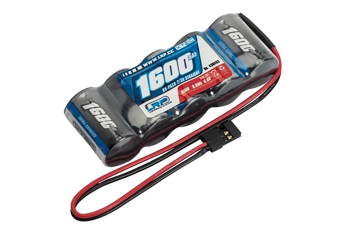LRP XTEC RX-pack Straight 2/3A NiMH JR 6.0V 1600mAh