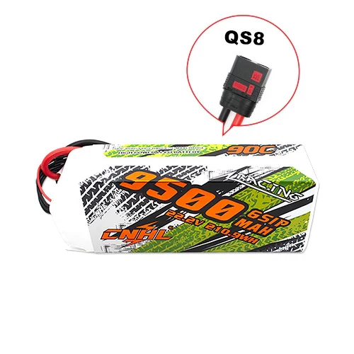 CNHL Racing Series 6S 9500mAh 22,2V 90C QS8-Stecker Lipo Akku