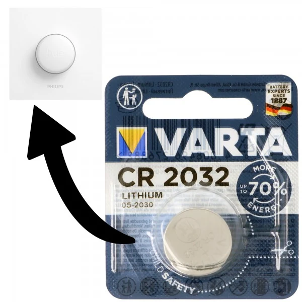 Varta Batterie passend für Philips HUE Dimmschalter