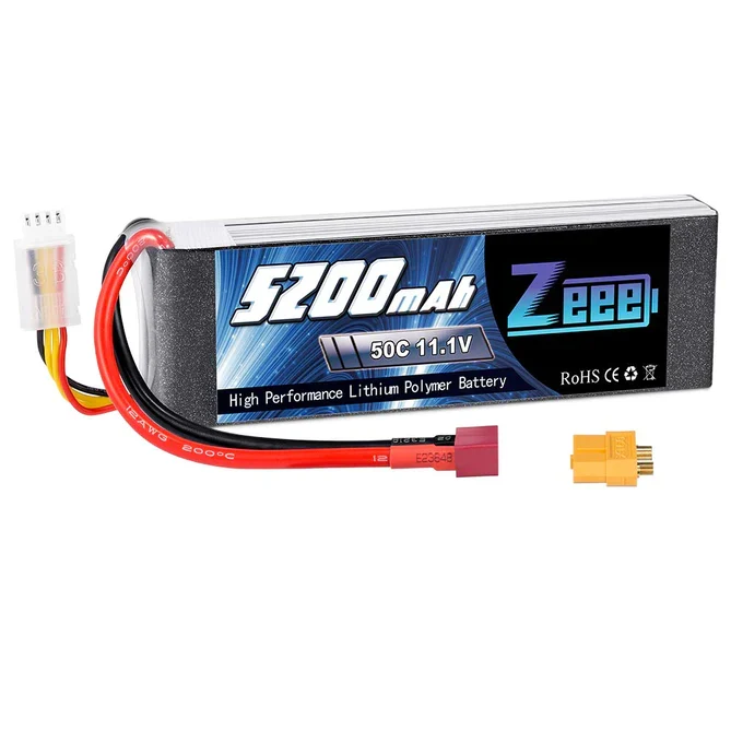 Zeee 3S 5200mAh 11,1V 50C Deans