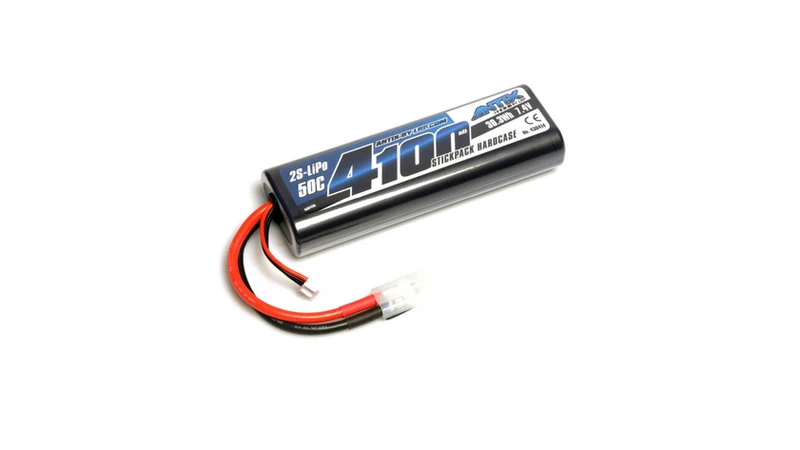 ANTIX by LRP 2S 4100 7.4V 50C Stickpack Hardcase Tamiya LiPo