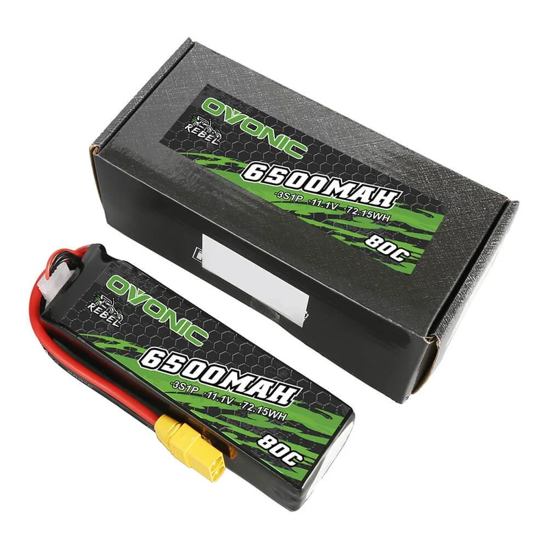 Ovonic Rebel 3S 6500mAh 80C 11,1 V LiPo XT90 (2 St.)
