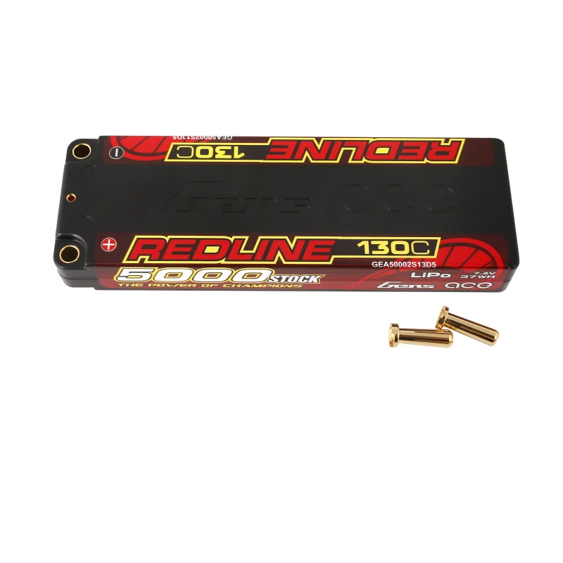 Gens Ace Redline Series 2S 5000mAh 7,4V 130C 2S1P Hardcase HV Lipo-Akku