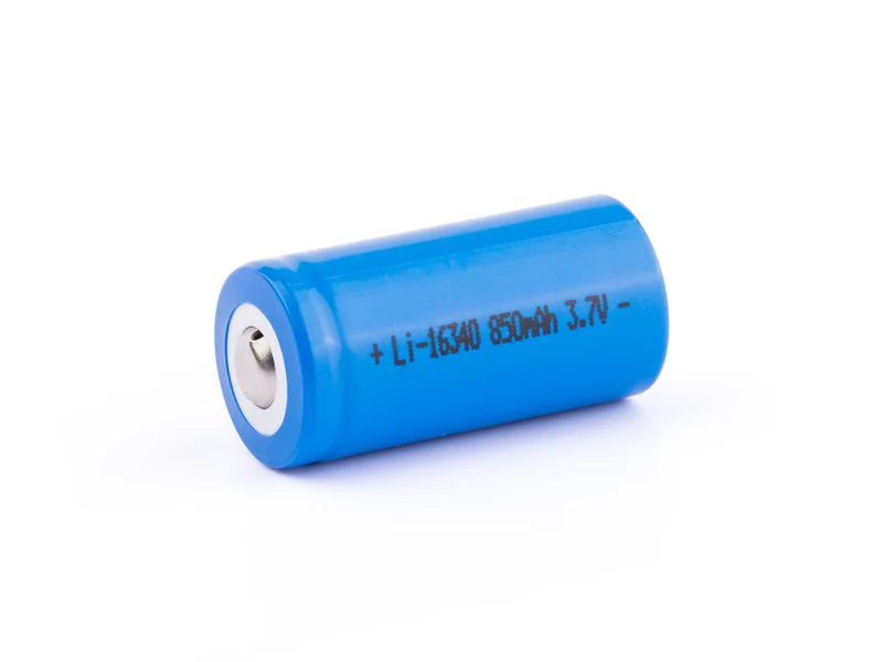 Keeppower 16340-A2 850mAh, 3,6V - 3,7V Li-Ionen-Akku mit erhöhten Pluspol (ohne Schutzelektronik)