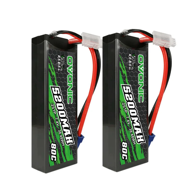 Ovonic Rebel 2S 5200mAh 80C 7,4 V EC5 (2 St.)