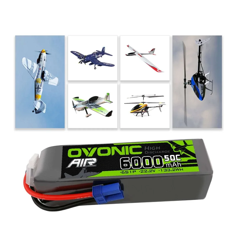 Ovonic Air 6S 6000mAh 22,2V 50C EC5 Lipo Akku