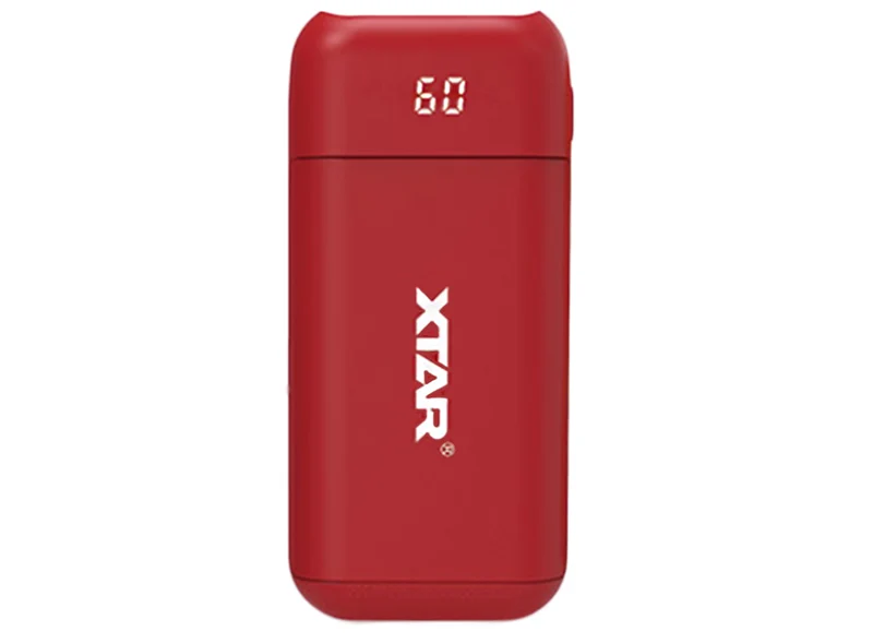 Xtar PB2 2-Schacht Li-Ion Akku Reiseladegerät & Powerbank