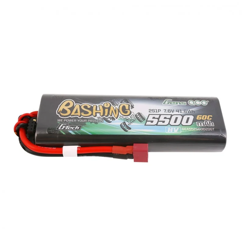 Gens Ace G-Tech 2S 5500mAh 7,6 V 60C HV Hardcase T-Stecker