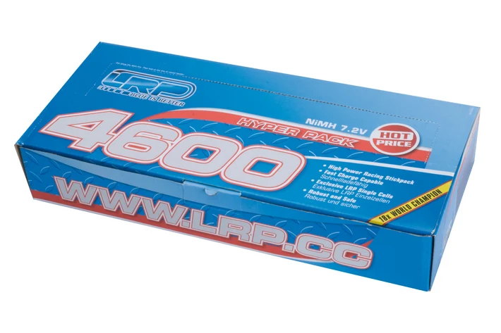 LRP Hyper Pack 4600 7.2V 6-Zellen Tamiya/JST Stecker NiMH