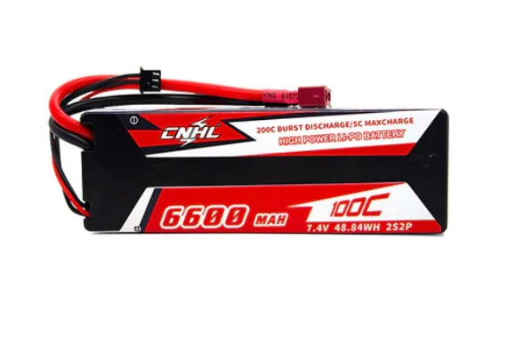 CNHL Racing Series 2S 6600mAh 7,4V 100C Hardcase T/Dean Lipo Akku