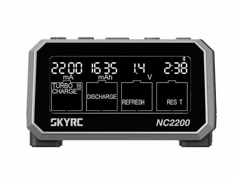 SkyRC NC2200 intelligentes Analyse-Ladegerät für AA/AAA, NIMH/NiCd, Akkus
