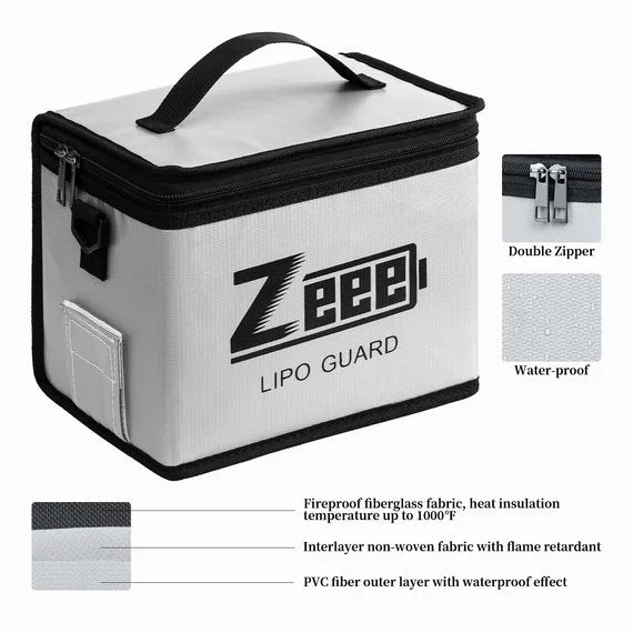 Zeee Lipo Safe Bag 21,5 x 16,6 x 14,5 cm