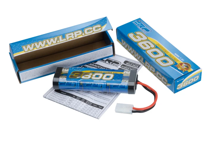 LRP Power Pack 3600mAh 7.2V 6-Zellen Tamiya/JST NiMH