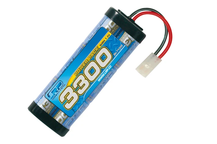 LRP Power Pack 3300mAh 7.2V 6-Zellen Tamiya/JST NiMH