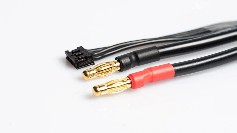 LRP 2S-Ladekabel 35cm 4mm EHR to 4/5mm, 2mm