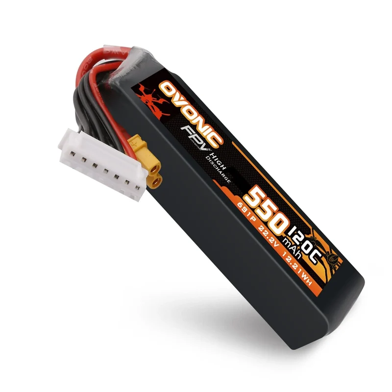 Ovonic 6S 550mAh 120C 22,2V XT30 LiPo Akku (2 St.)