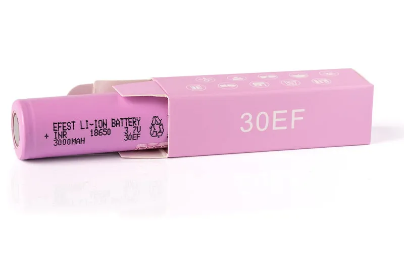 INR18650-3000mAh (30EF) 15A 3,6V - 3,7V Lithium-Ionen-Akku
