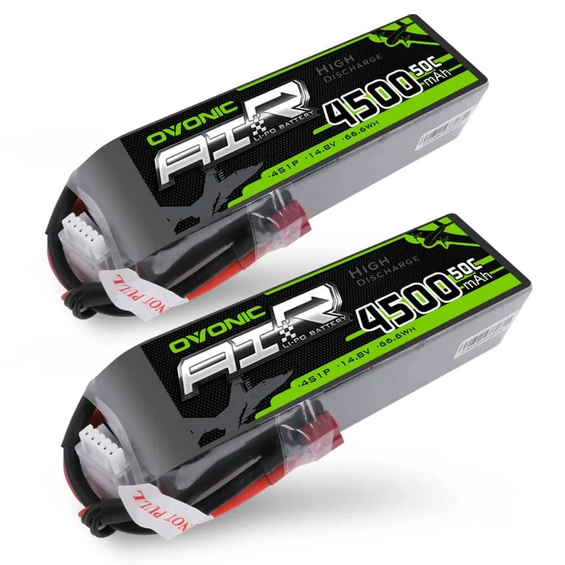 Ovonic Air 4S 4500mAh 14,8V 50C T-Stecker LiPo Akku (2 Stück)