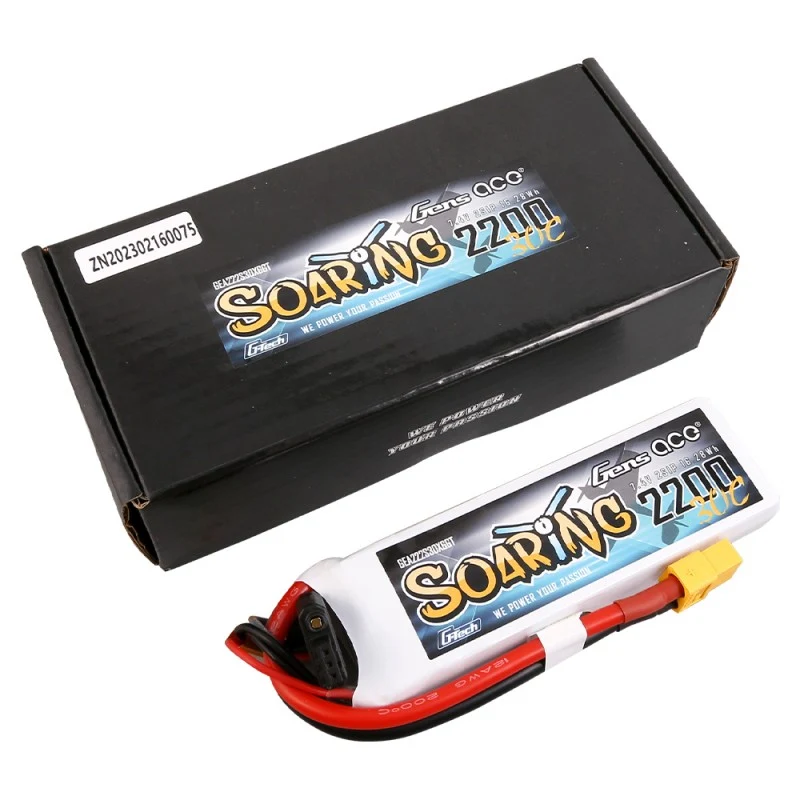 Gens Ace G-Tech Soaring 2S 2200mAh 7,4V 30C 2S1P Lipo-Akkupack XT60
