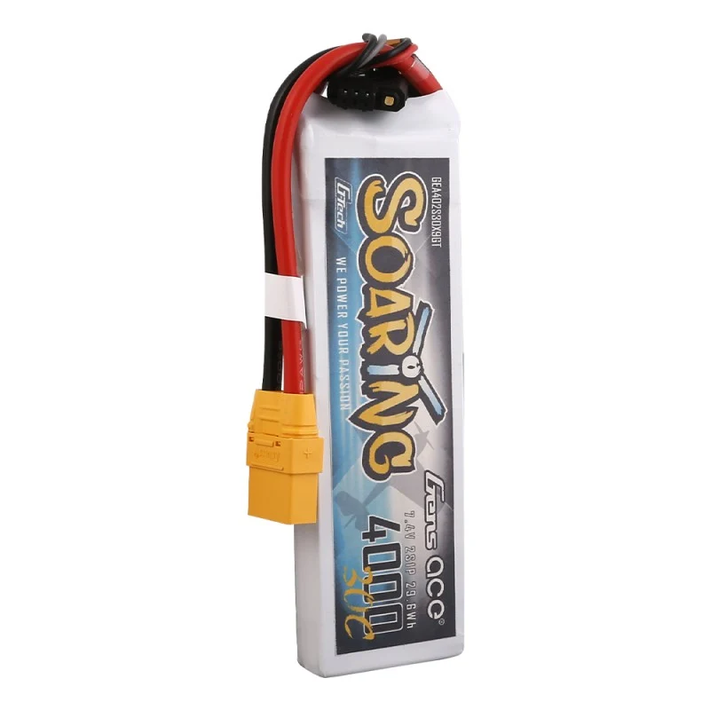 Gens Ace G-Tech Soaring 2S 4000mAh 7,4V 30C 2S1P Lipo-Akkupack XT90