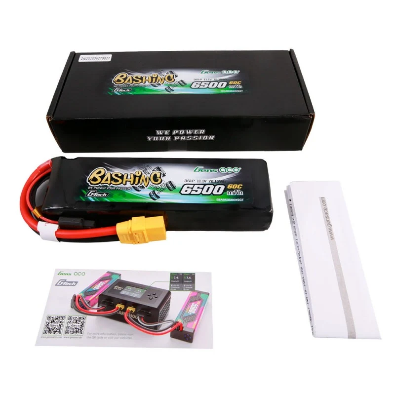 Gens Ace G-Tech 3S 6500mAh 11,1V 60C 3S1P Lipo XT90