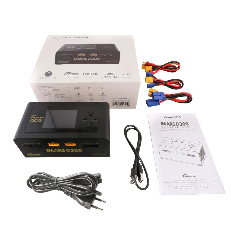 Gens Ace IMARS D300 G-Tech Channel AC/DC 300W/700W RC Batterieladegerät