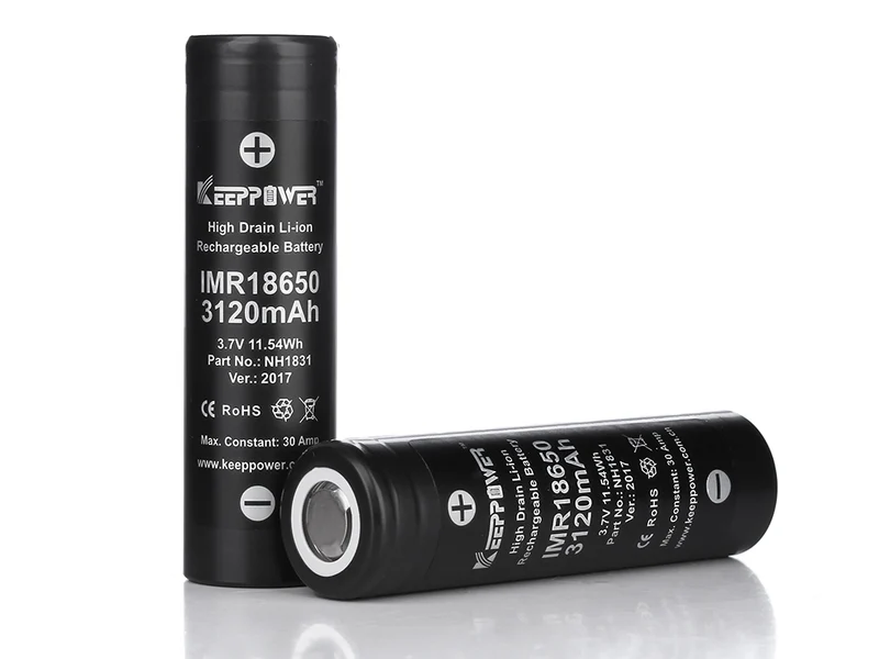 Keeppower IMR18650 3120mAh 3,6V - 3,7V (US18650VTC6) Li-Ion Akku