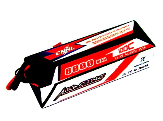 CNHL Racing Series 8000mAh 11,1V 3S 100C Hartschalen-Lipo-Akku mit T/Dean-Stecker