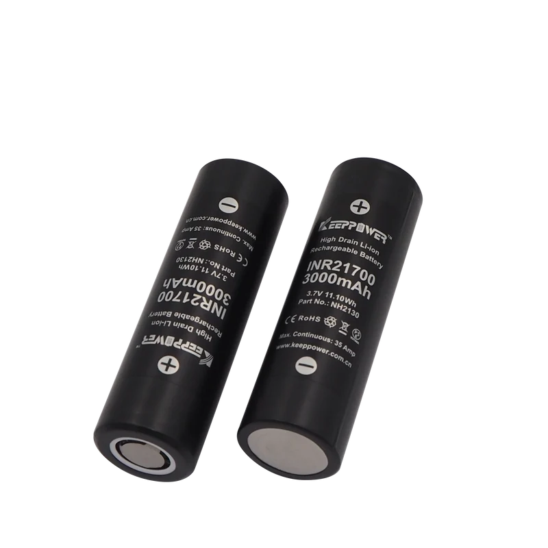 Keeppower INR21700 - 3000mAh, 3,6V-3,7V Li-ion Akku High Drain