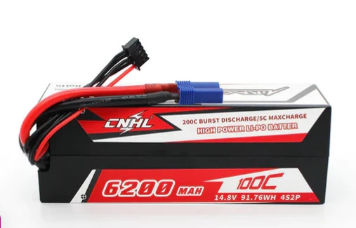 CNHL Racing Series 6200mAh 14,8V 4S 100C Hartschalen-Lipo-Akku mit EC5-Stecker
