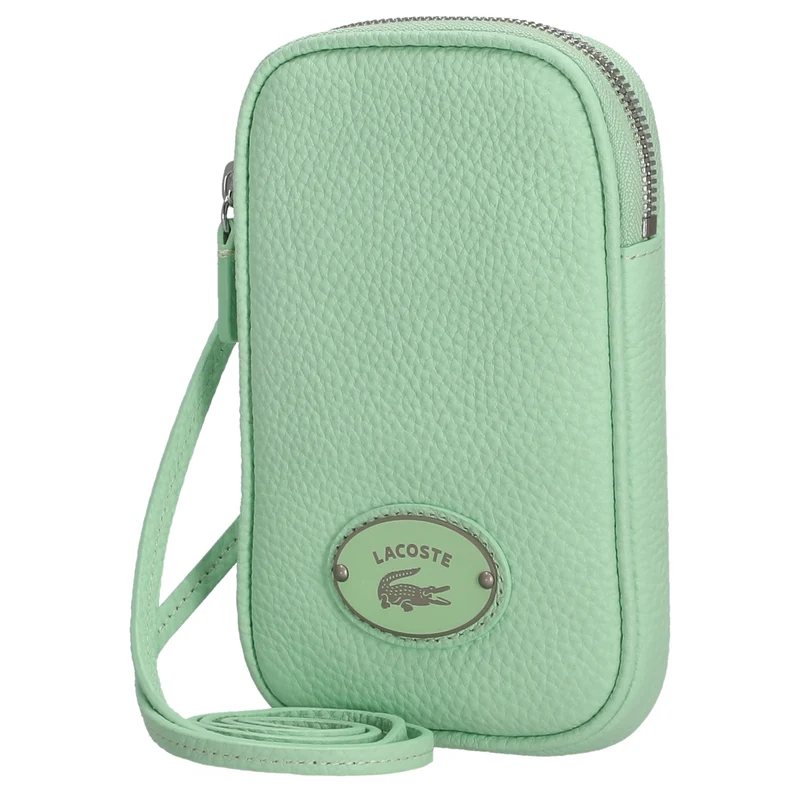 Lacoste Origin Croc - Funda para móvil con cocodrilo en contraste 17 cm (asch)