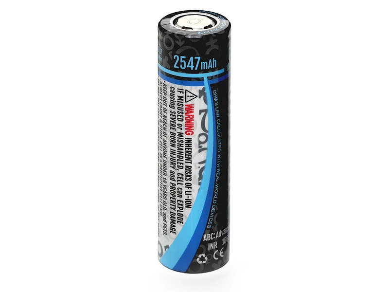 Hohmtech Works² 18650 2547mAh max. 35,8A Lithium-Ionen-Akku NMC, 3,6V - 3,7V