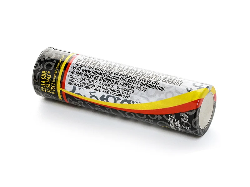 HohmTech Life4 18650 3015mAh max. 31,5A Lithium-Ionen-Akku NMC, 3,6V - 3,7V