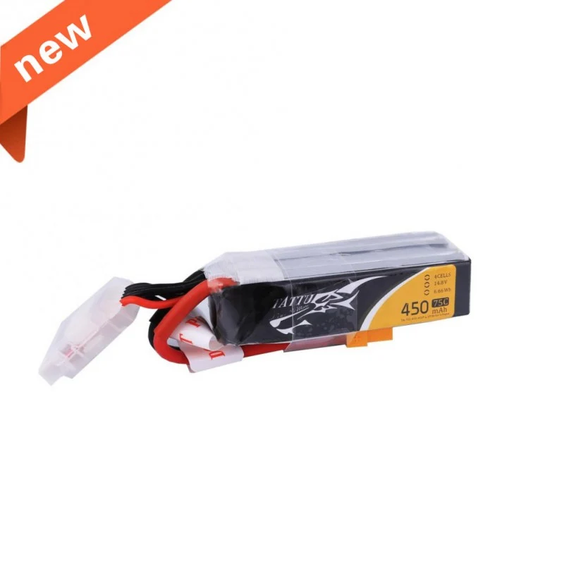 TATTU 4S 450mAh 14,8V 75C 4S1P XT30 – lange Größe für H-Rahmen
