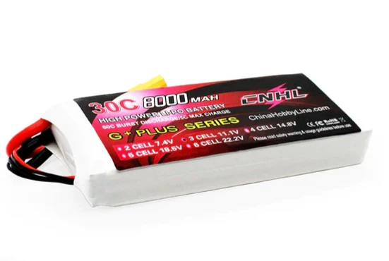 CNHL 8000mAh 11,1V 3S 30C Lipo Akku mit XT90 Stecker