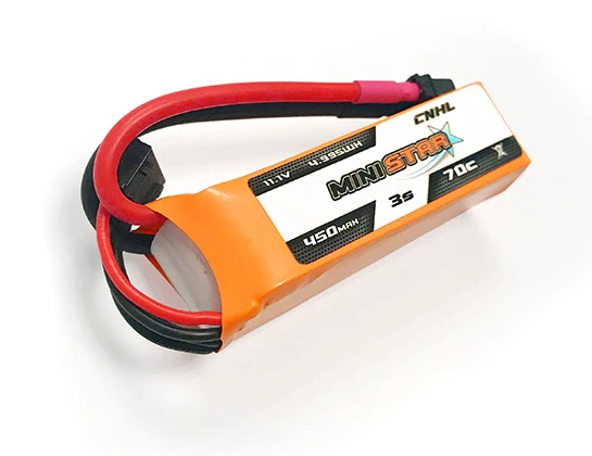 CNHL MiniStar 3S 450mAh 11,1V 70C XT30U Lipo Akku (2 Stück)