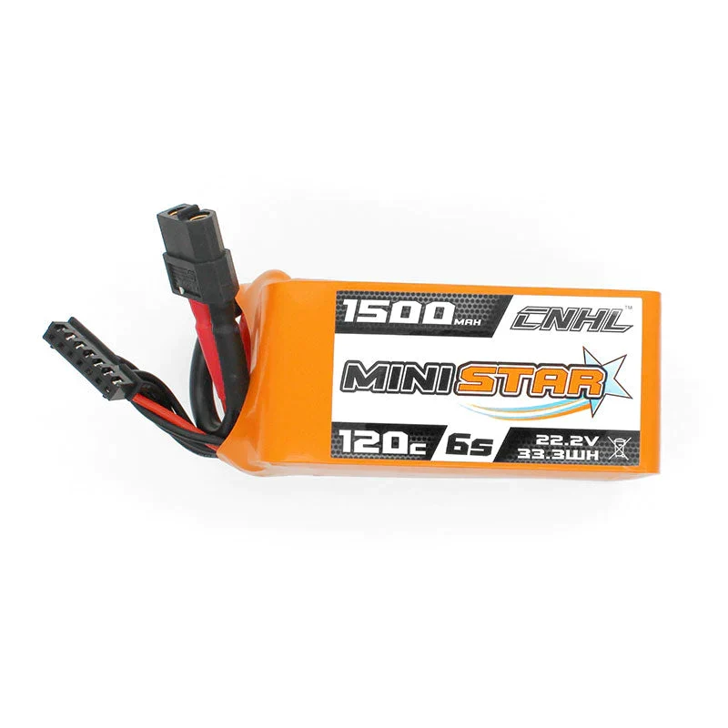 CNHL MiniStar 1500mAh 6S 22,2V 120C Lipo-Akku mit XT60-Stecker