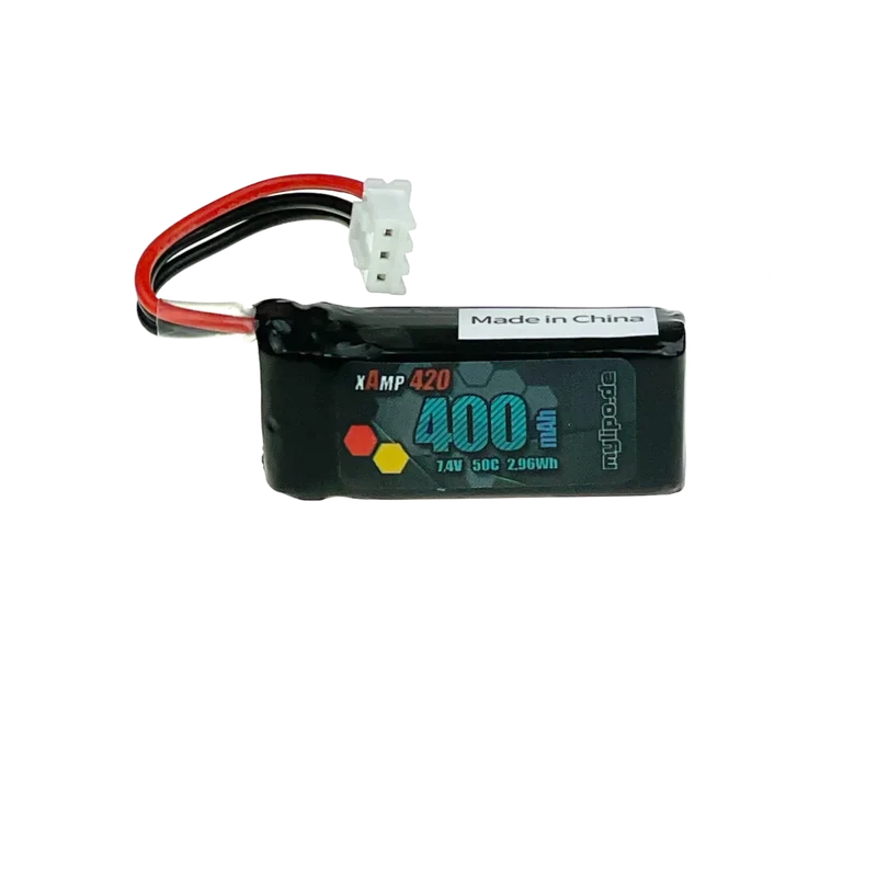Mylipo Lipo Akku 400mAh 7,4V 2S 50C für OMP Hobby M1