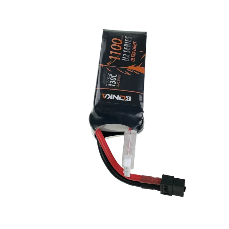 Bonka 6S 1100mAh 22,2V 130C/260C FPV XT60 Lipo Akku