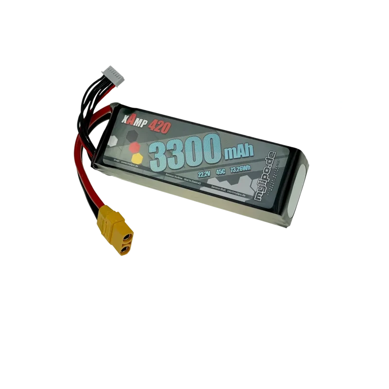 Mylipo Lipo Akku 3300mAh 22,2V 6S 45C XT90